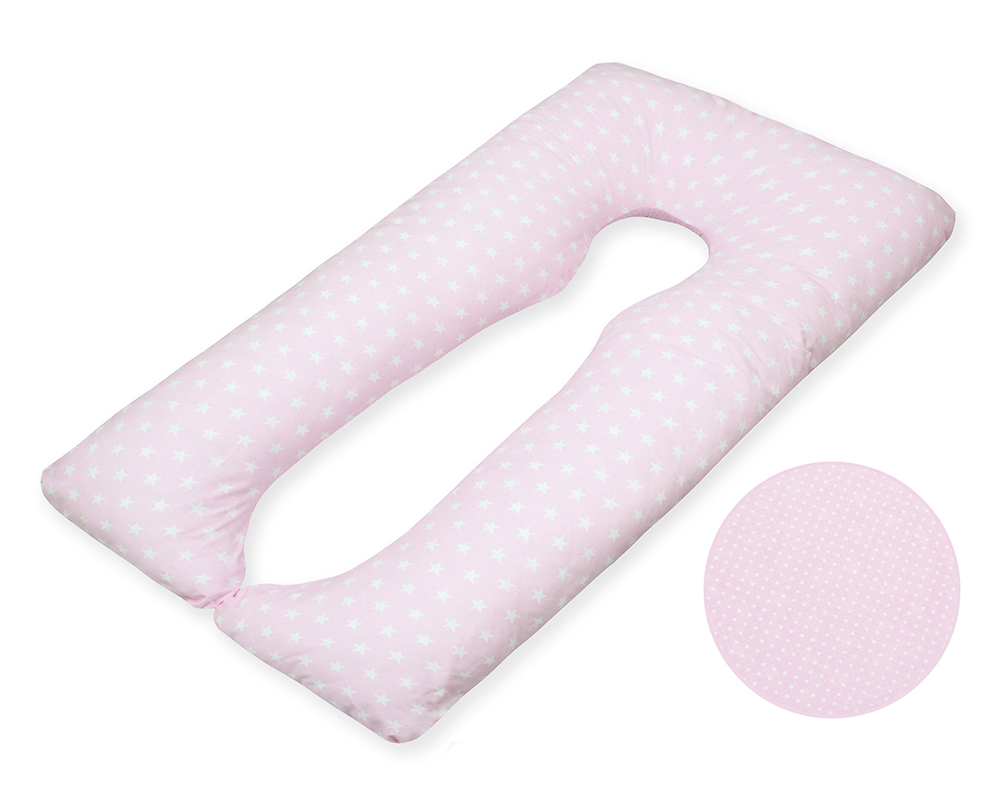 Scamp ölelő párna - homokóra alakú /RosaStars, rózsaszín huzattal