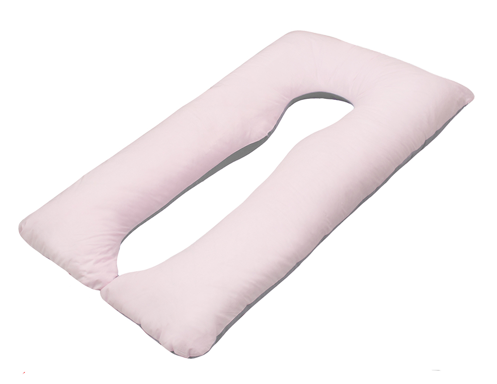 Scamp ölelő párna - homokóra alakú /Grafit-rózsaszín huzattal