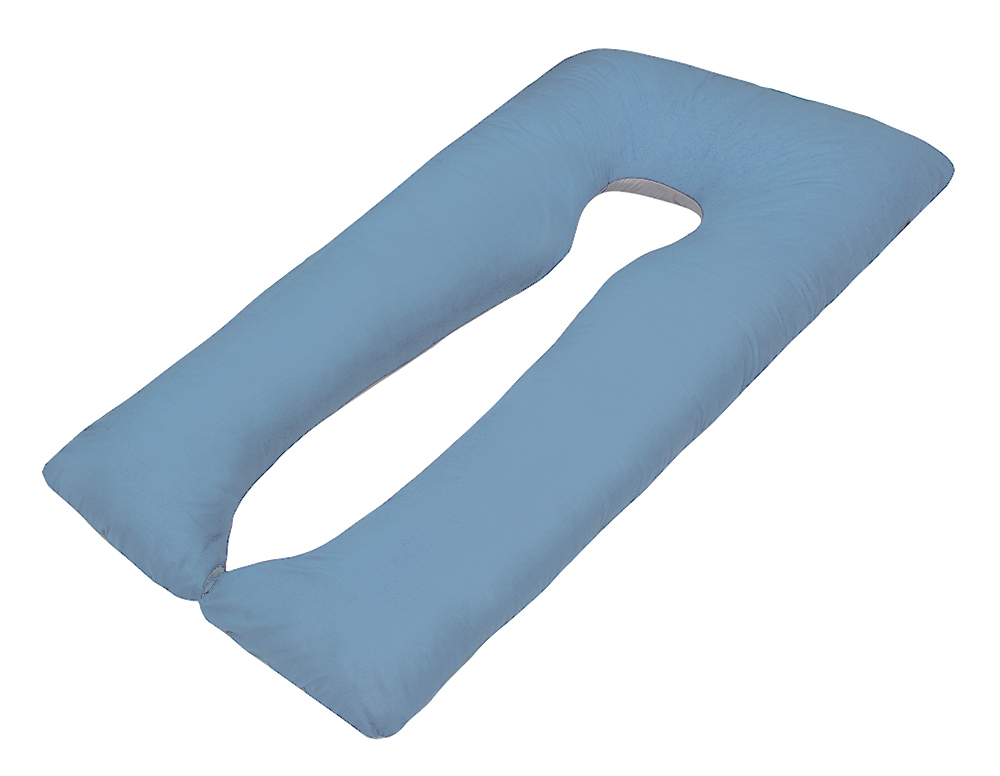 Scamp ölelő párna - homokóra alakú /Kék-szürke huzattal