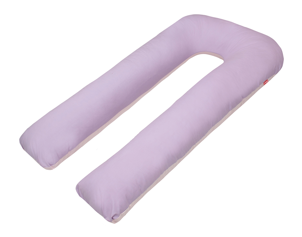 Scamp ölelő párna - U alakú /Lila-rózsaszín huzattal